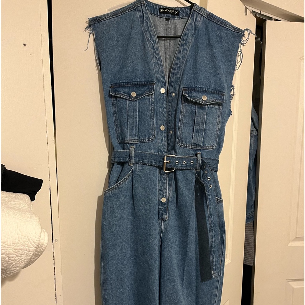 Denim jumpsuit